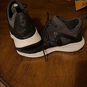 Jordan Black and Gray Sneakers